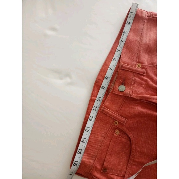 Levis 501 Jeans White Oak Cone Denim Mens Size 32 30 Red On White Fresh Hip Hop - Picture 6 of 13